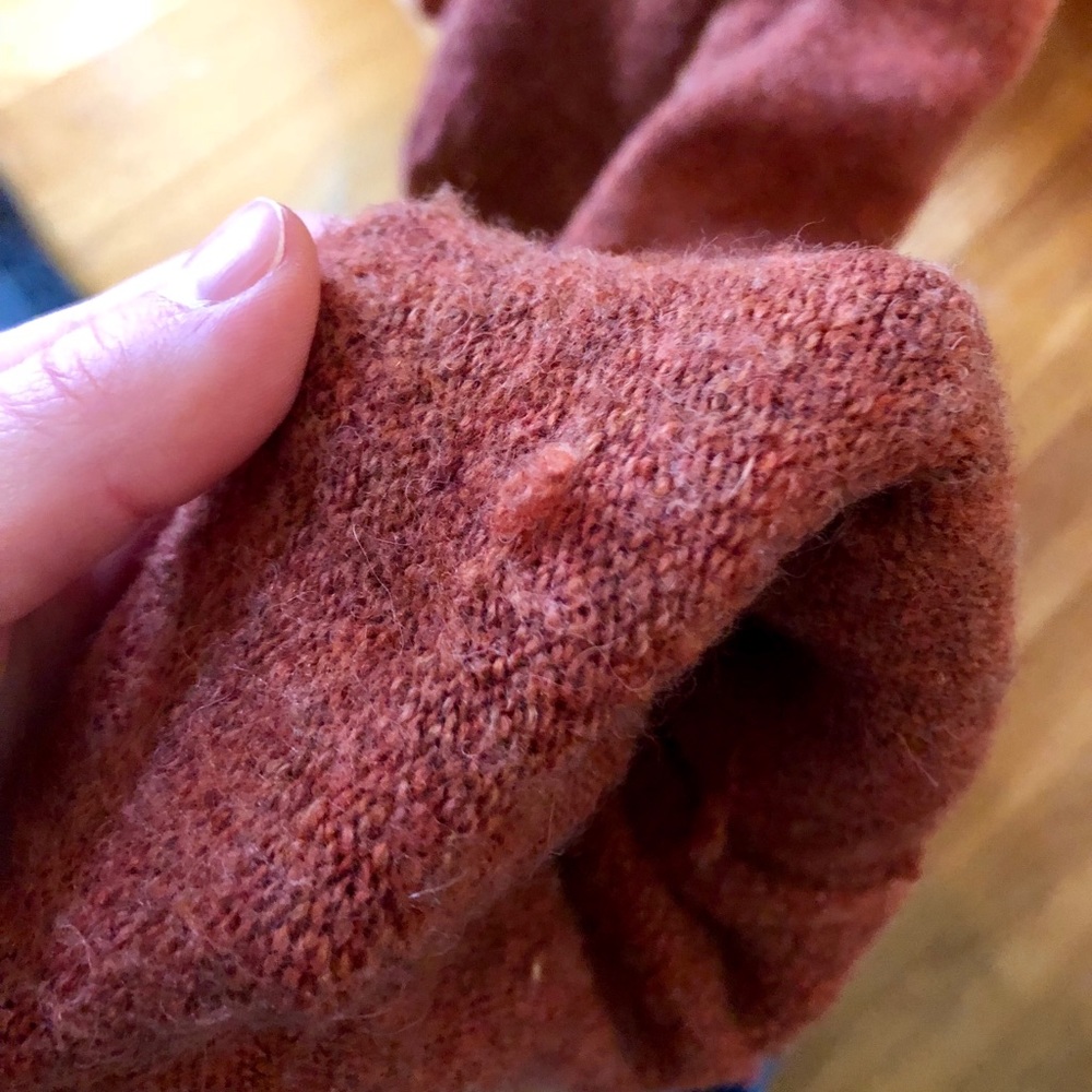 Madewell button sleeve sweater